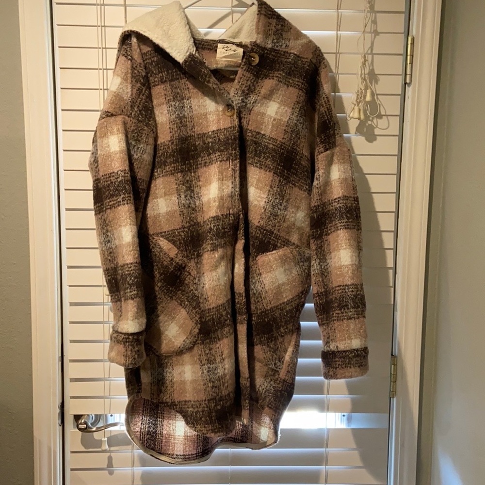 Fleece Plaid Shacket